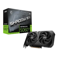 MSI GeForce RTX 5060 Ti 8G SHADOW 2X OC PLUS 8GB GDDR7 Graphics Card
